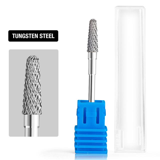 Dmoley Tungsten Carbide Nail Drill Bit Milling Cutter For Manicure Pedicure Nail Files Buffer Nail Art Equipment Accessory Tools