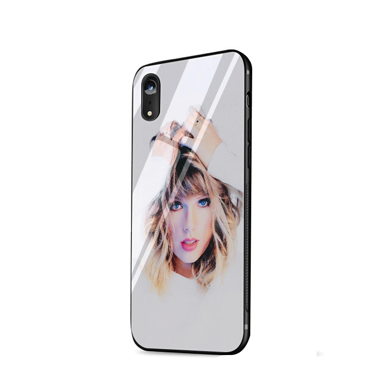 G2 Чехол для мобильного телефона стекло для iPhone XR X XS Max для iPhone 7 8 6 6s Plus 5 5S SE чехол Taylor Alison Swift - Цвет: G2