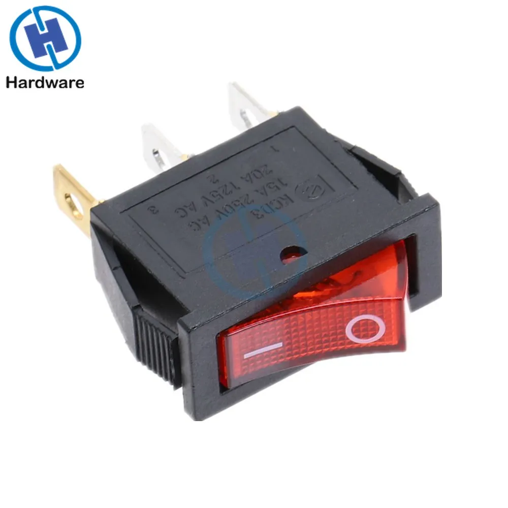 Рисунок 4 - KCD3 220V ON/OFF кулисный переключатель