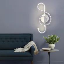 Белый Крытый светодиодный спиральный Настенный бра декоративные прикроватные акриловые алюминиевые домашнее осветительное оборудование для спальни гостиной коридора