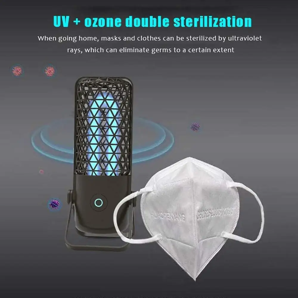 Бактерицидная лампа UVC стерилизатор УФ светильник свет Пылезащитная с клещами