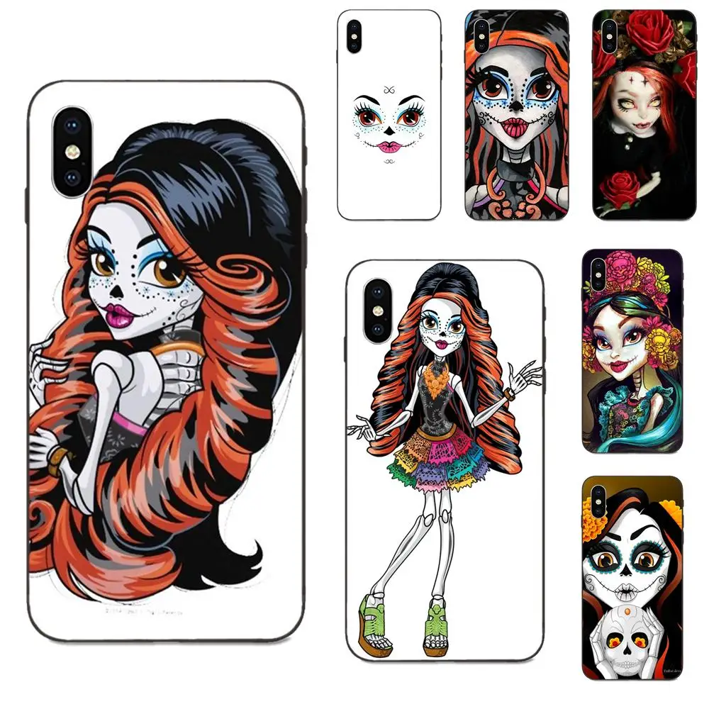 For Apple iPhone 4 4S 5 5S SE 6 6S 7 8 Plus X XS Max XR Soft TPU Phone Case Skin Cover Skelita Calaveras | Мобильные телефоны и