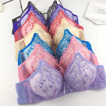 

New plus Size 34-40 A B Cup Full Large Cup Seamless Wireless Ultra-thin Women Bras Plus Size Brassiere