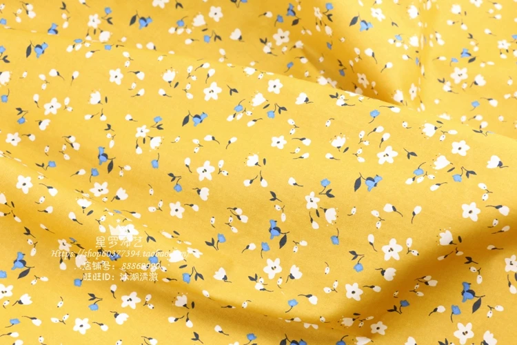 160 см x 50 см розовый желтый серый цветочный из хлопчатобумажной ткани ремесла материал Скрапбукинг Лоскутная Ткань платье постельные принадлежности швейная ткань