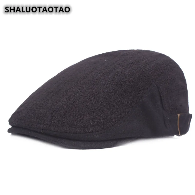 SHALUOTAOTAO мужская шапка зимние теплые шерстяные береты Snapback ...