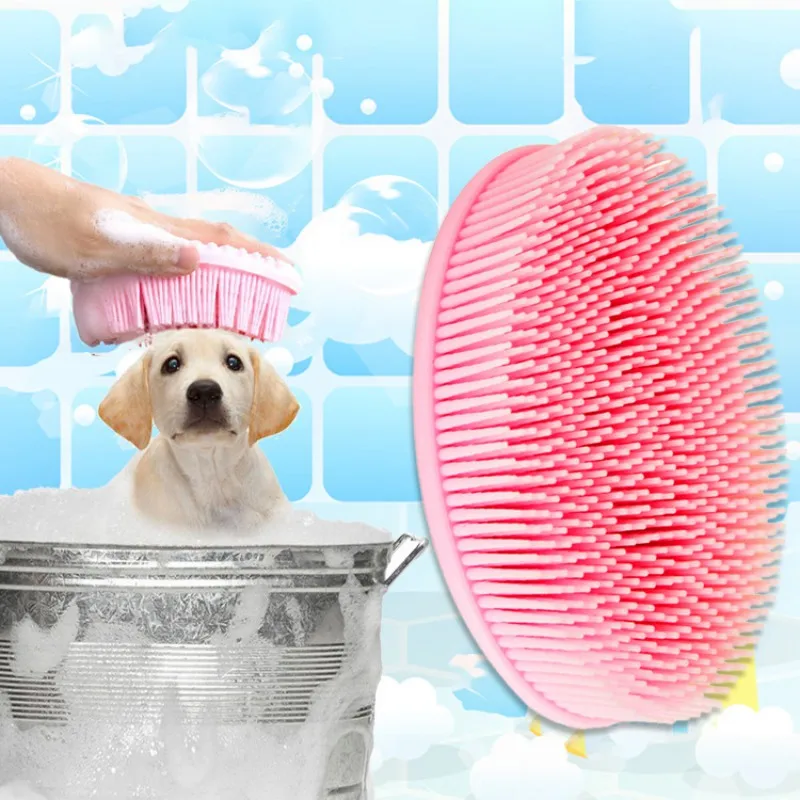 Товары для домашних животных, щетка для собак, кошек, расческа, милая Массажная щетка для ухода за мехом, Массажная щетка для домашних животных, массажные щетки для собак