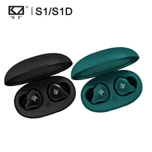 KZ S1 S1D TWS Ture Беспроводные Bluetooth 5,0 спортивные наушники-вкладыши динамический/Гибридный наушник