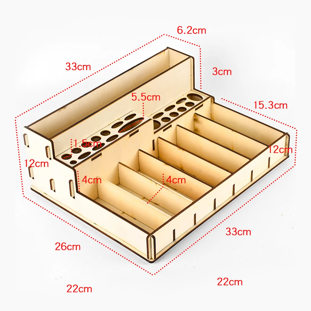 Sew Supplies Wood Multiholes Sewing holder Thread Rack Organizer/Storage Stand