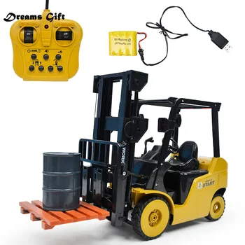 

FORKLIFT TRUCK 1:8 RC REMOTE CONTROL IDEAL PRESENT TOY 2.4G Auto Demonstration LED Light Engineering Car 4.10 Christmas Gifts