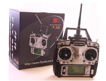 

Flysky FS-T6 FS T6 Mode 2 6ch 2.4g with LCD Screen Transmitter with FS R6B Receiver For RC Helicopter AirPlane MODE 2