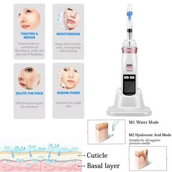 

Hydrolifting Gun Mesotherapy EZ Negative Pressure Meso Gun For facial Whitening Moisturizing Remove acne wrinkle Skin Care Tool