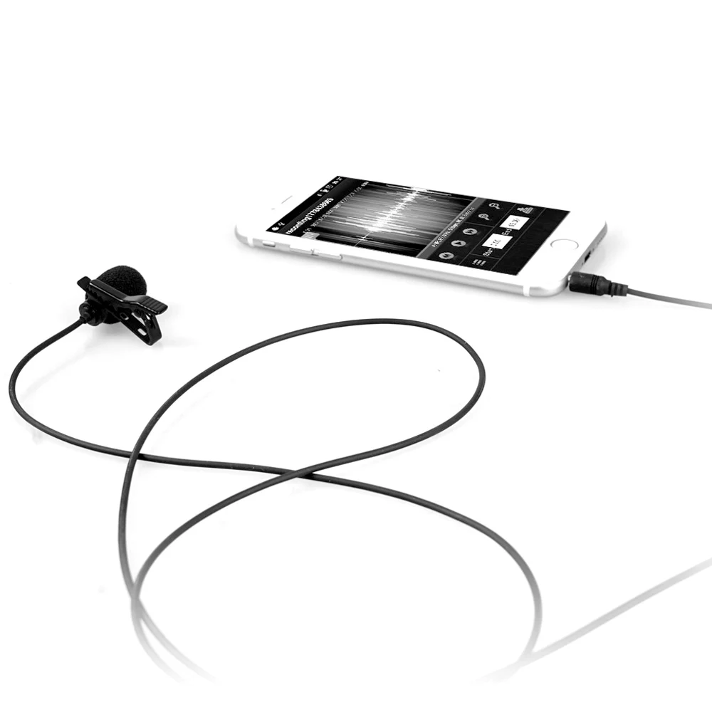 

Comica Lavalier Microphone CVM-V01SP Clip-on Omni-directional Condenser Mic for Iphone/Ipad/Samsung/Huawei Smartphones