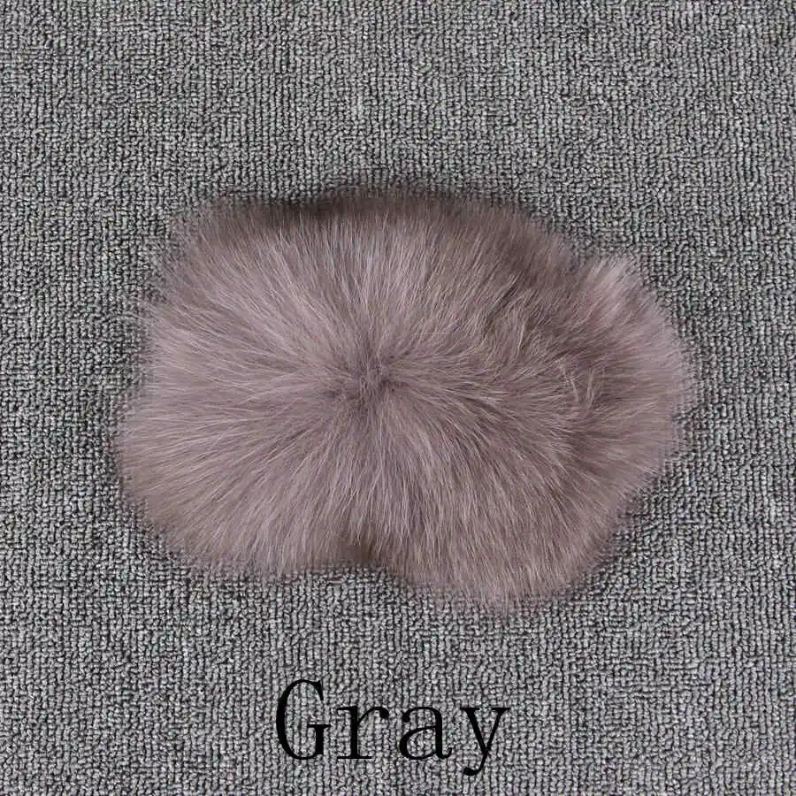 gray Короткая шуба из натурального Лисьего меха QC1808 большое пальто из настоящего меха лисы меховой женский жилет Длинный Меховой жилет пушистый Толстый жилет из натуральной кожи - Цвет: gray