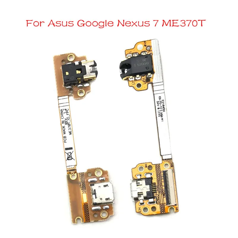 Для Asus Google Nexus 7 ME370T док-разъем Micro USB зарядное устройство зарядный порт микрофон с гибким кабелем платы