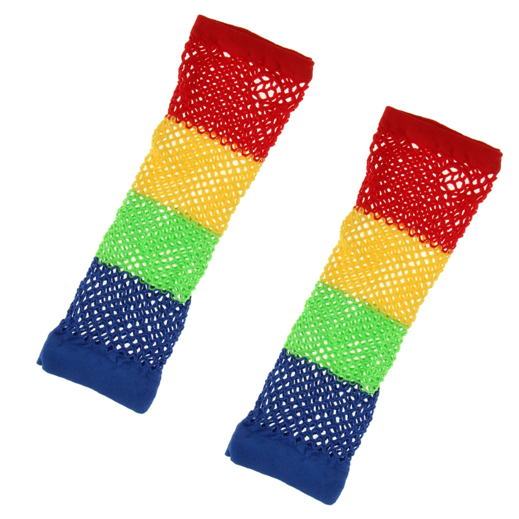 Rainbow Long Fingerless Gloves Queerks™