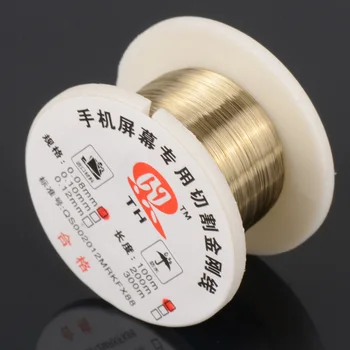 

100m/roll 0.08mm Alloy Molybdenum Wire Cutting Wire Line For Mobile Phone LCD Display Screen Separation Cutting Wire Line