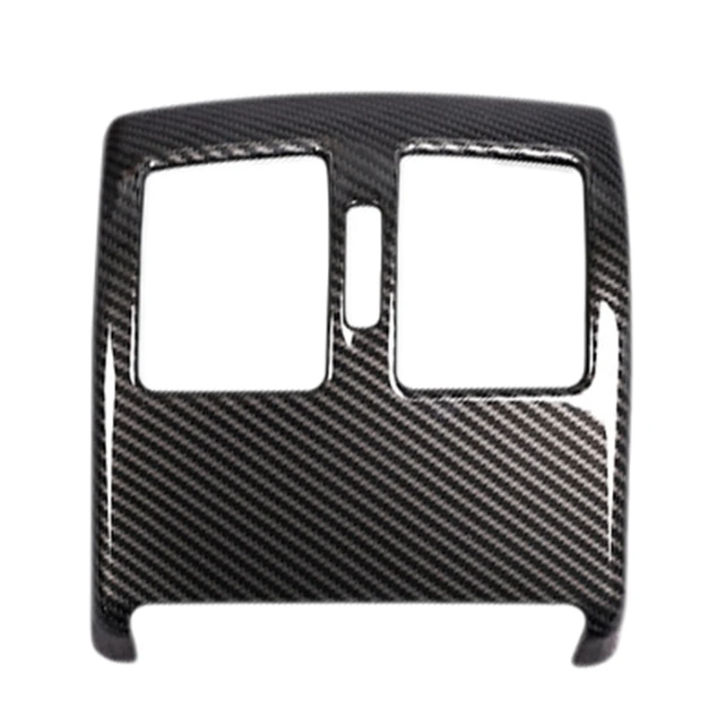 

Car Rear Air Conditioning Vent Decorative Frame Trim Car Style For Mercedes Benz C Class W204 2008-2013 Carbon Fiber Style