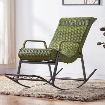 

Rocking Chair Rattan Chair Adult Recreational Recreational Chair Carefree Chair Elderly Rocking Chair Lunch Chair Balcony