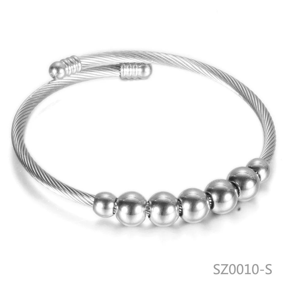 

Gold Round Silver Cuff Letter O Design Bangle Bracelet Fashion Women Jewelry Gift