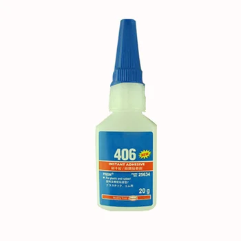

50 pcs 406 for Plastic Wood Quick-Drying Strong Liquid Glue For Office/School Bottle 20g Instant Adhesive Super Glue