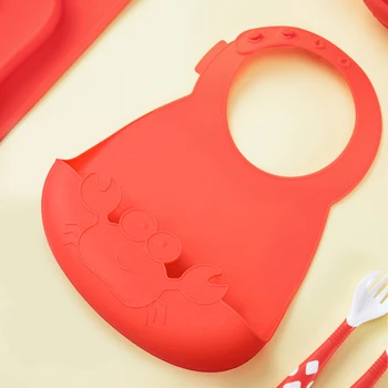 

Baby Bibs Waterproof Silicone Saliva Towel Newborn Cartoon Aprons Adjustable Burp Toddler Kid Feeding Accessories Baby Stuff Bib