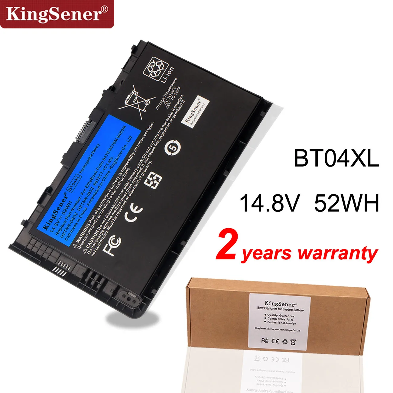 KingSener Новый BT04XL Батарея для HP EliteBook Фолио 9470 м 9480 HSTNN IB3Z DB3Z I10C BA06 687517 1C1 687945 001