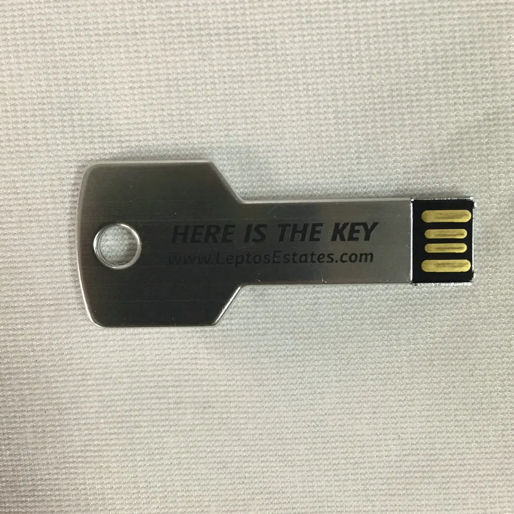 Флеш накопитель USB 2 0 металлический в форме ключа 10 шт./лот 4 ГБ 8 16 32 ГБ|USB