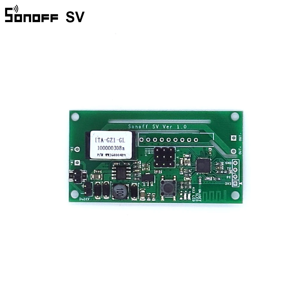 Smart Switch Itead SONOFF SV Wifi Smart Switch Safe Voltage WiFi Wireless Smart Home Module Support Secondary Development Works Alexa
