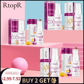 

Hyaluronic Acid Collagen Vitamin C Anti Wrinkle Whitening Face Skin Care 24k Gold Polypeptide Firm Soothing Repair Serum Series