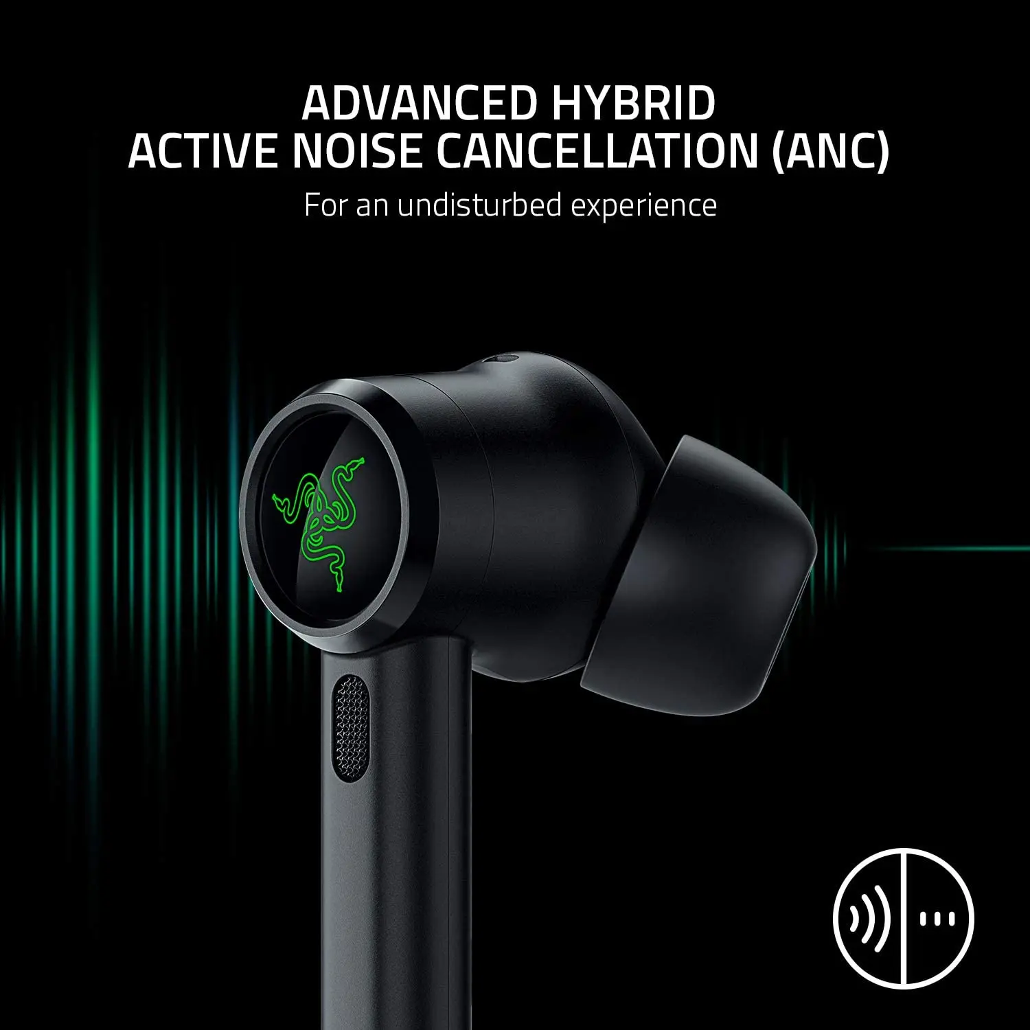 Razer Hammerhead True Wireless Pro Bluetooth Gaming Earbuds Advanced Hybrid Active Noise Cancellation 60ms Latency Bluetooth Earphones Headphones Aliexpress