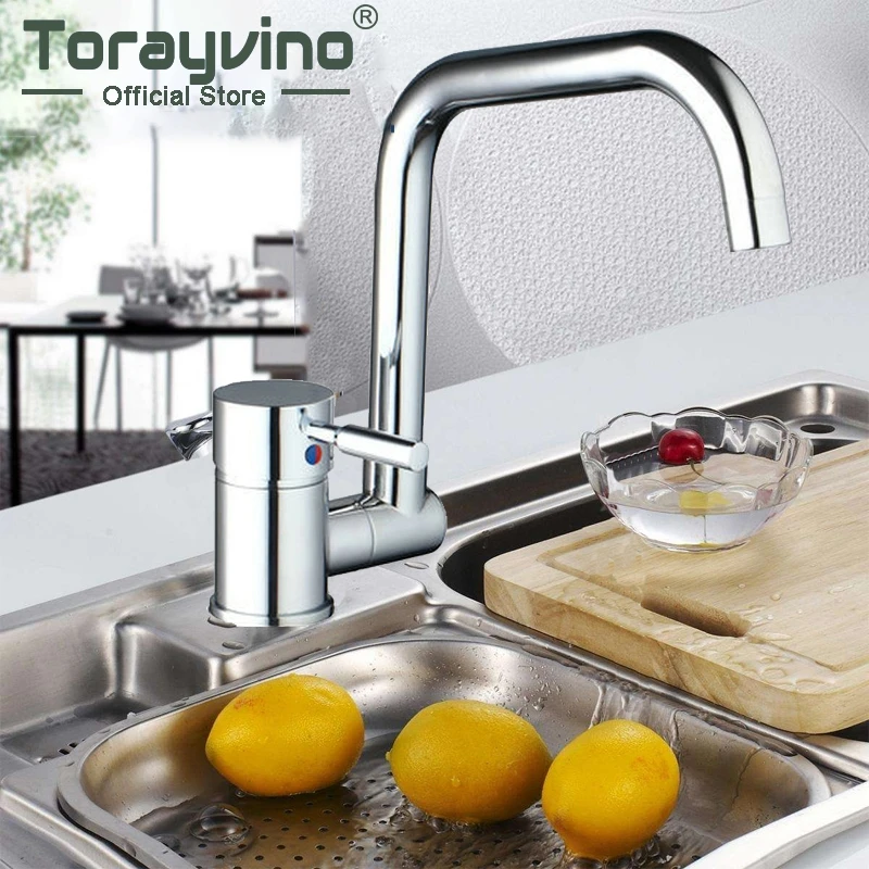 RU Stock Special Price Kitchen Water Mixer Faucet Swivel Unique Design Taps Chrome Basin Vessel Lavatory Tap Faucets | Обустройство