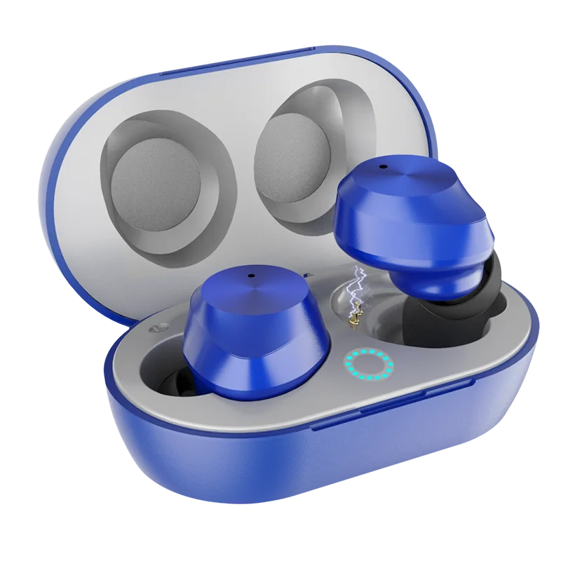 OriginalH3 TWS Беспроводные Bluetooth 5,0 наушники водонепроницаемые гребешки гарнитура стерео HIFI шумоподавление Беспроводные спортивные наушники - Цвет: Синий