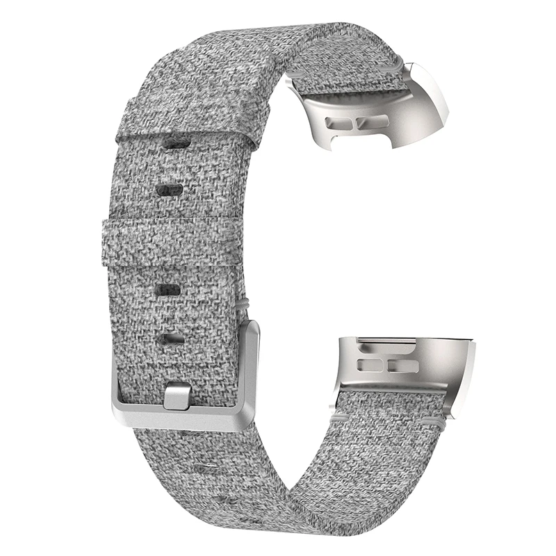 Нейлоновый ремешок для часов Ремешок для часов Quick Release запасной ремень для FitbitCharge 3 - Цвет: grey