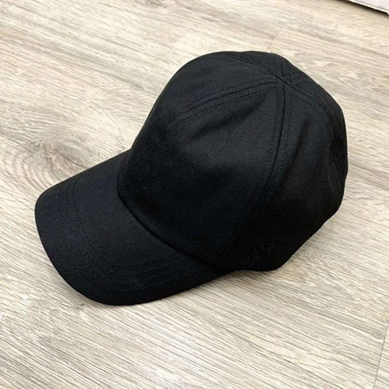 

Embroidered Logo CapLady Casual Solid Color Baseball Cap Autumn Winter