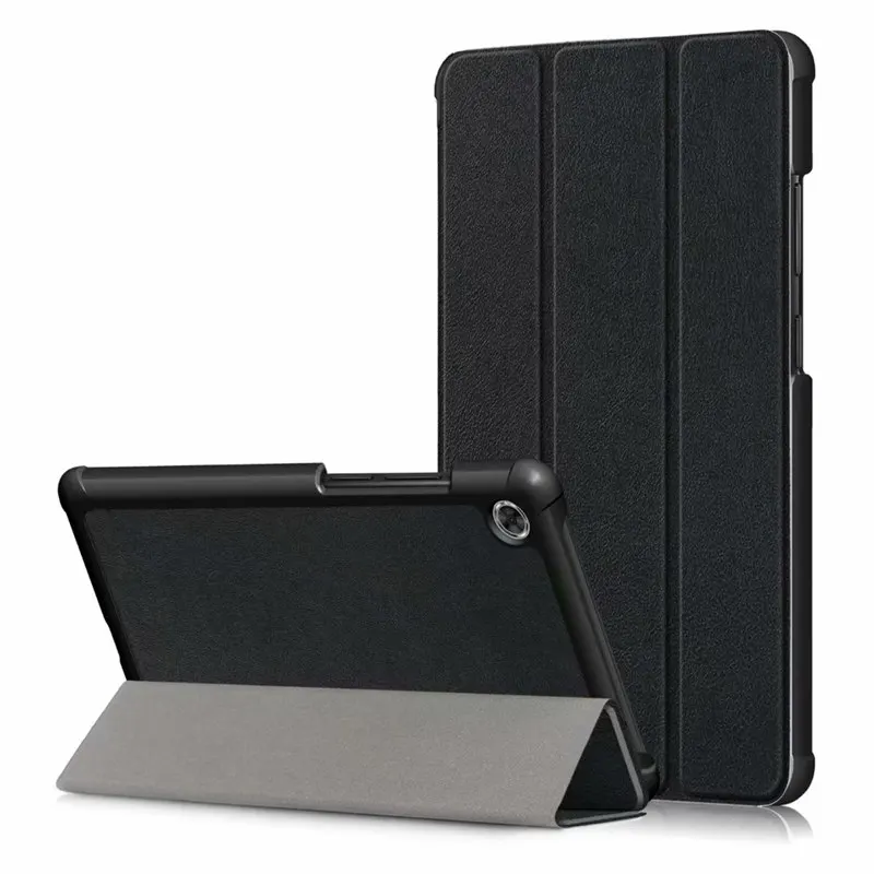 Black Тонкий магнитный складной чехол-книжка для lenovo Tab M7 TB-7305x TB-7305i TB-7305F чехол для планшета для lenovo Tab M7 TB-7305 чехол - Цвет: Black