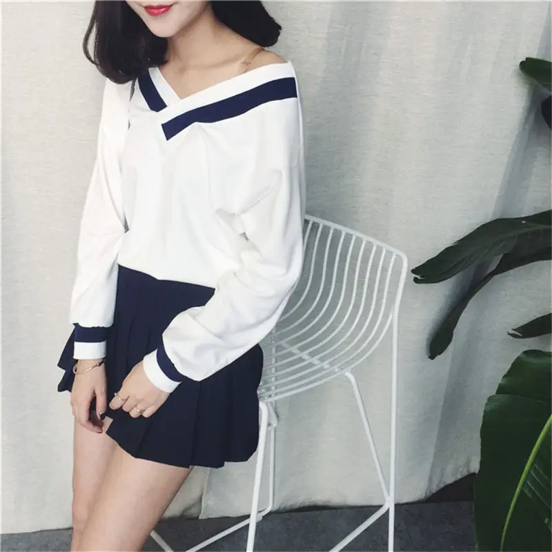 НОВАЯ шикарная футболка в Корейском стиле Женский Топ с длинным рукавом Офисная