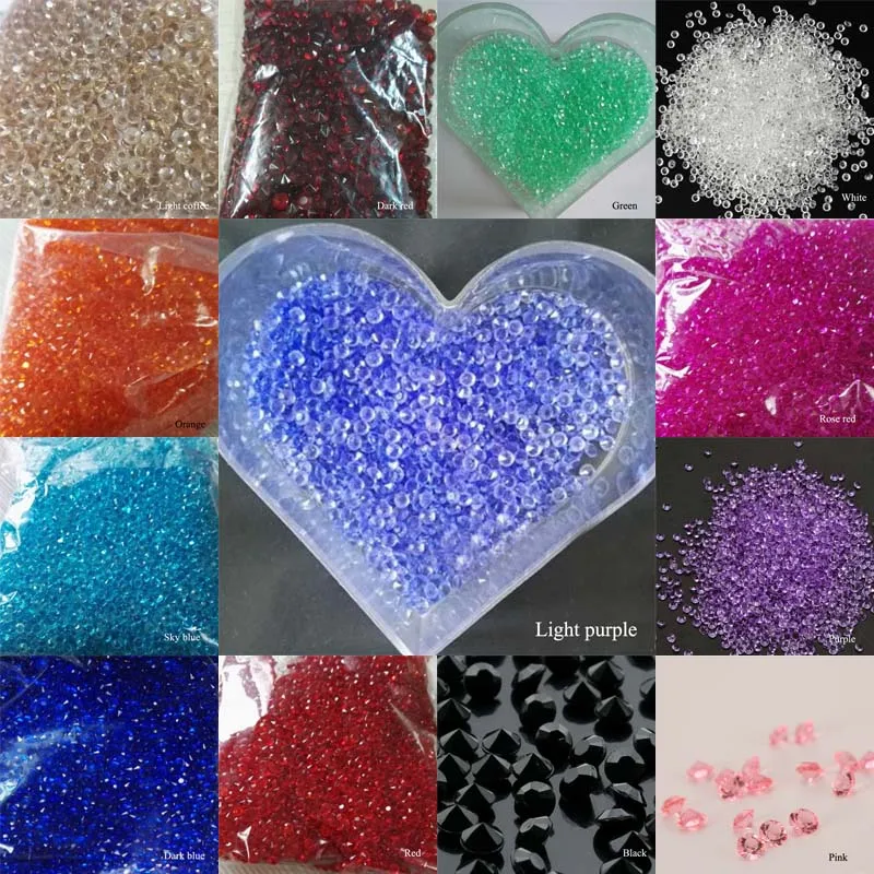 colorful 1000 шт многофункциональные акриловые наконечники, вечерние украшения, сделай сам, имитация алмаза, пластиковые аксессуары для одежды и ювелирных изделий - Цвет: colorful