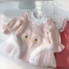 12, 12, зимнее платье для девочек хорошего качества размеры от 80 до 140 см, Детские платья для девочек, Новое поступление, детские платья