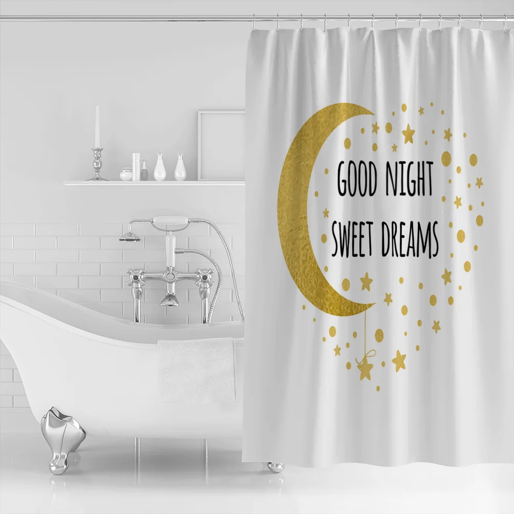 Dream Moon занавеска для душа, декор для ванной комнаты, тканевая занавеска для душа, Декор для дома
