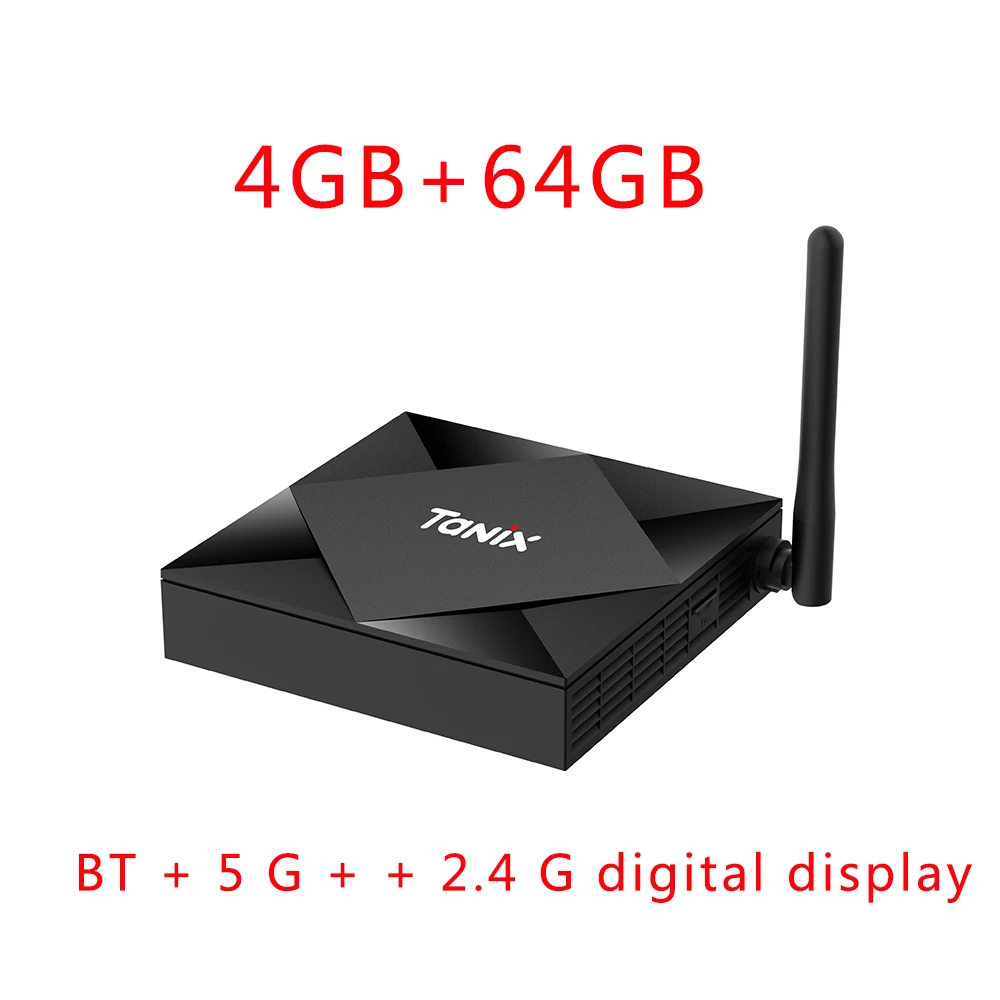 XGODY TX6S smart tv box Android 10,0 Allwinner H616 64 bit 4GB 64GB WiFi Поддержка 8k* 4K h. 265 bluetooth клавиатура с подсветкой - Цвет: 4GB 64GB