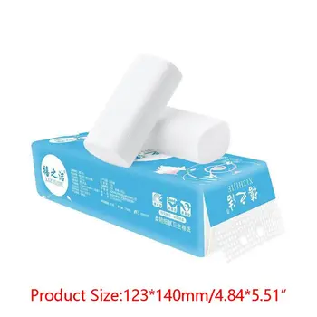 

12PCS Roll Toilet Paper, Soft 4-Ply Hygienic Roll Paper, Coreless Special Paper GXMC
