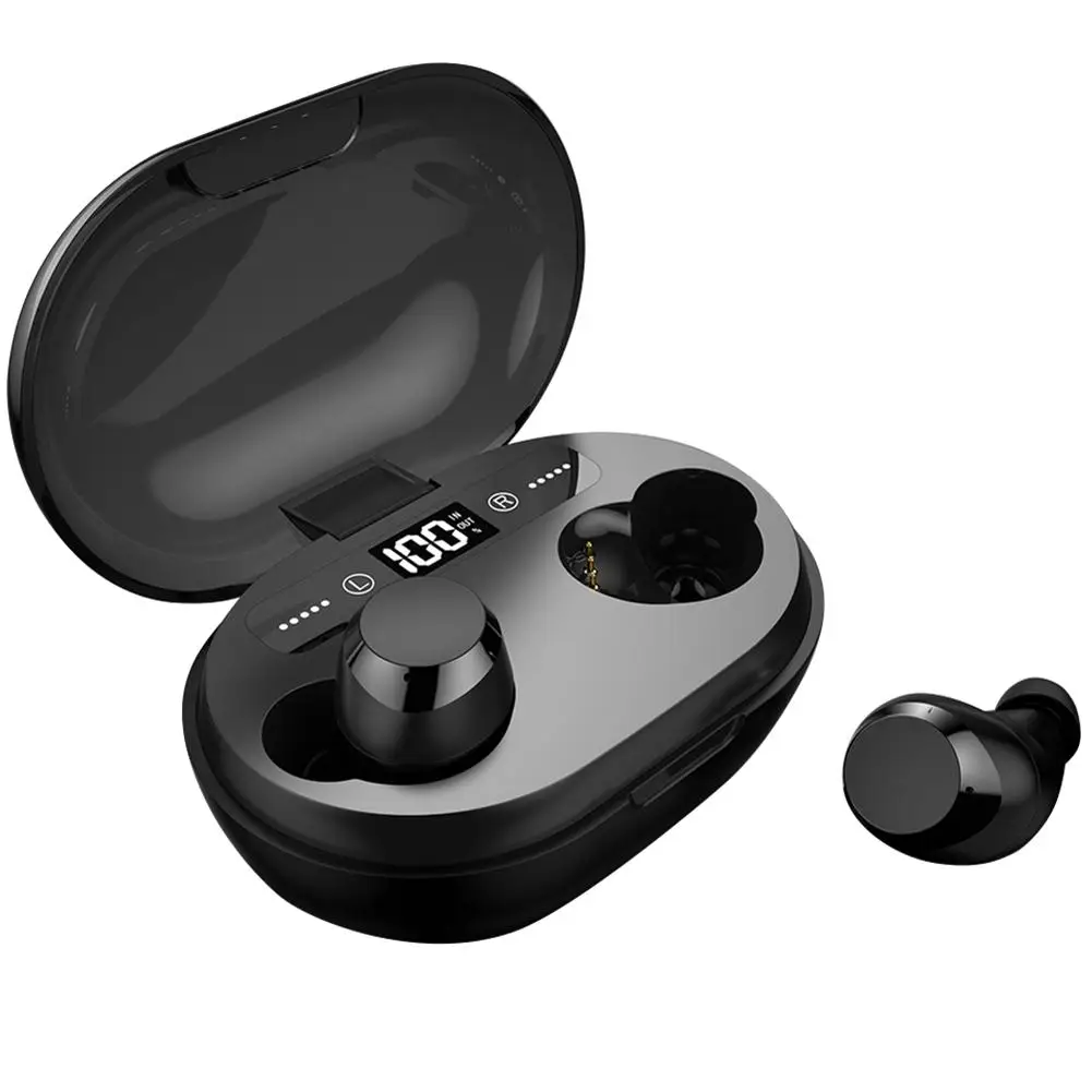 C8s TWS Bluetooth 5,0 бинауральные сенсорные наушники 6D стерео сабвуфер шумоподавление игровая гарнитура с цифровым дисплеем Charg Box
