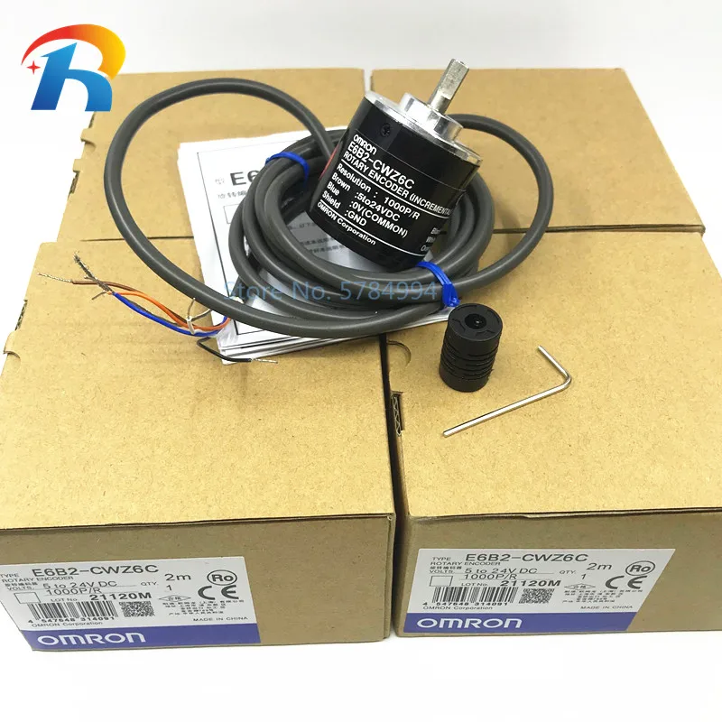 100% новый E6B2 OMRON энкодер CWZ5B DC12V 24V CWZ6C DC5V 7200P/R открытый коллектор PNP/NPN