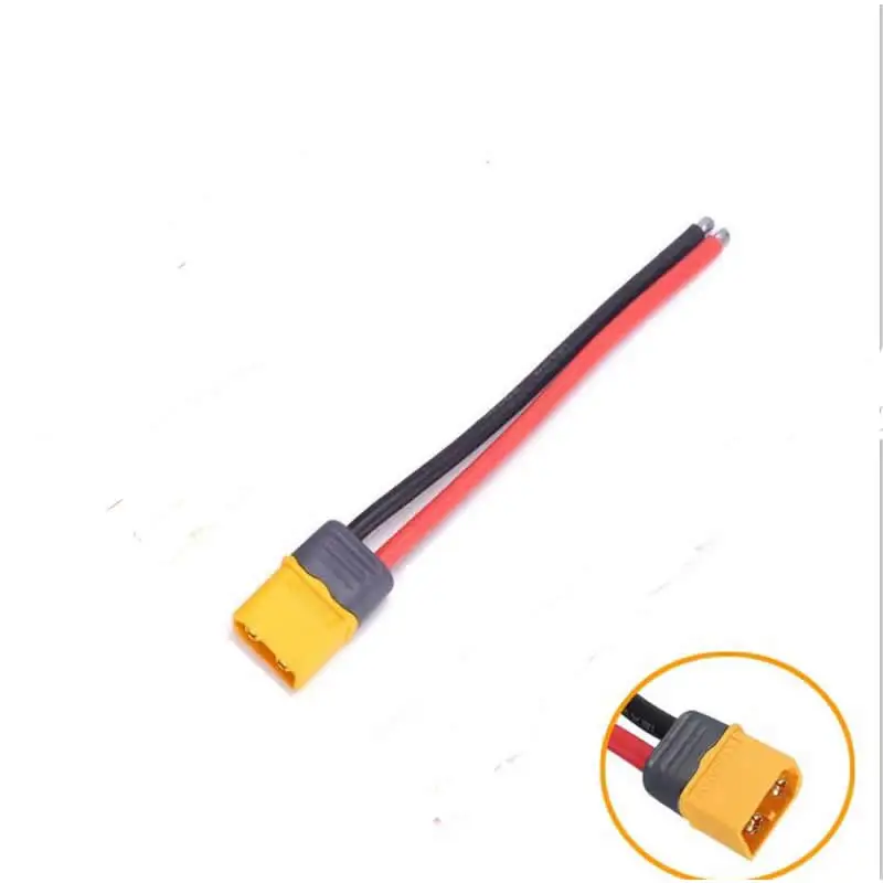 10 шт. samass XT60 разъем штекер и гнездо с 10cm14 AWG силиконовый провод для
