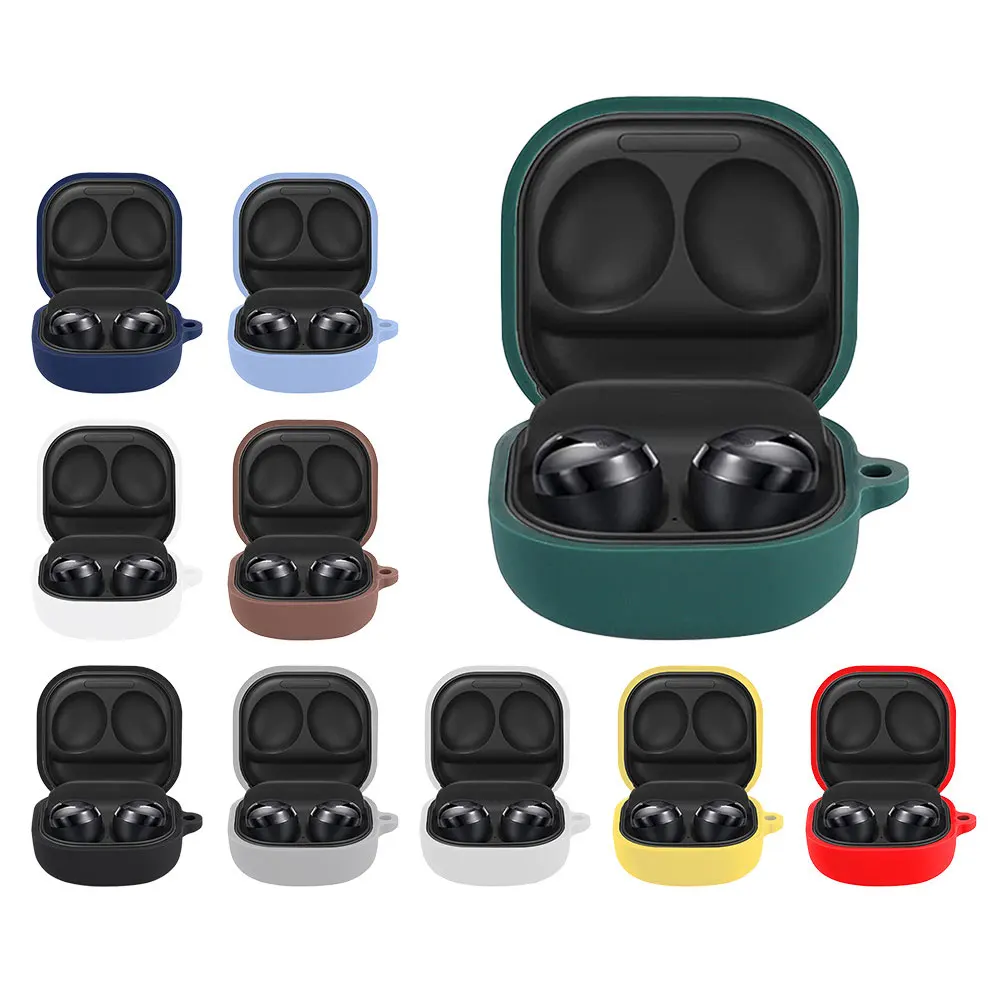 

Silicone Protective Cover Wireless Earphone Case for Samsung Galaxy Buds Live Pro Bluetooth Earphones Cases Soft Shell