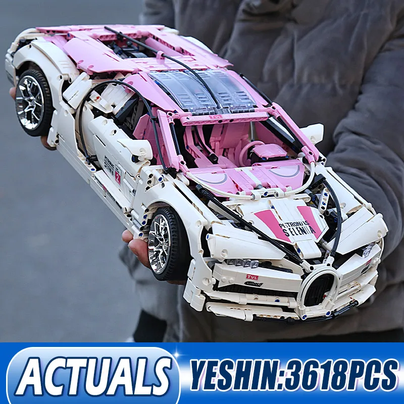Гоночные автомобили Creator City Technic 1:10 спортивный автомобиль чемпион строительные