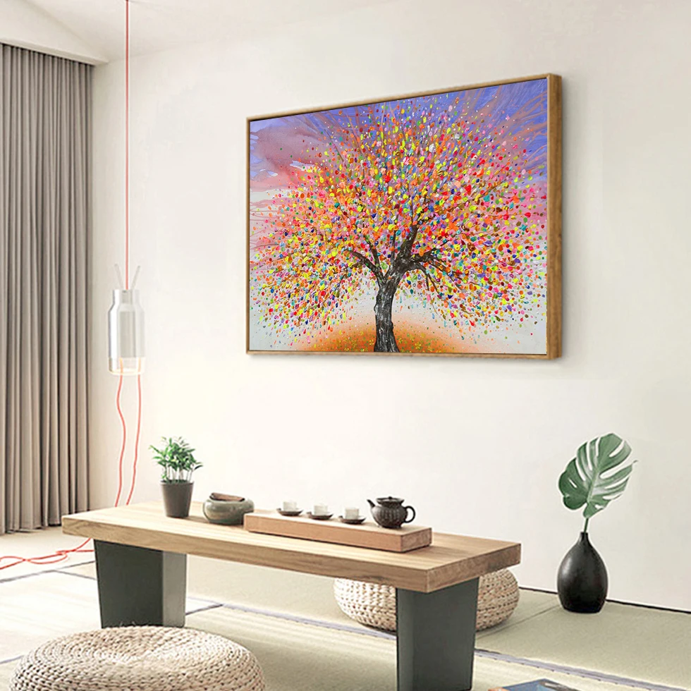5d Diamond Painting Tree Landscape DIY Diamond Embroidery Scenery Mosaic Home Decoration Needlework Cross Stitch Painting Art diamond painting diamond painting accessories