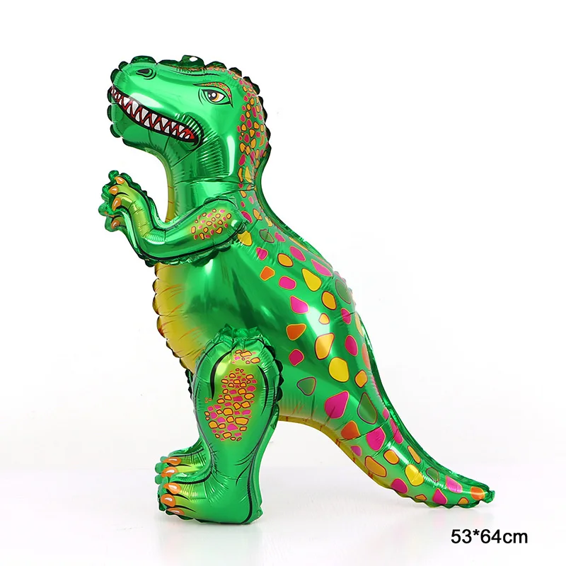 dinosaur 2 4D сборные воздушные шары из фольги в виде динозавра, милые шары в виде единорога, детские шаровары для дня рождения и вечеринки в виде животных, вечерние украшения для малышей - Цвет: dinosaur 2