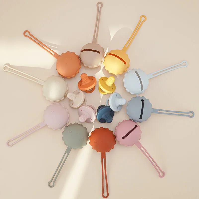 New Design Pacifier For Baby Dummy Nipples Teat Attachment Chewable Nursing Teething Toys Pacifier Holder Newborn Accessories