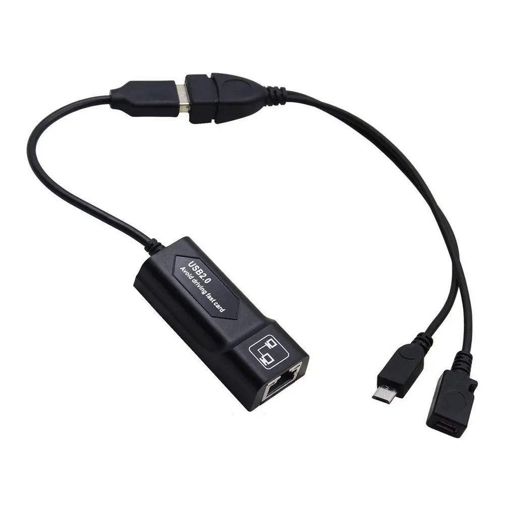 USB 2 0 к RJ45 адаптер/2X Mirco кабель LAN Ethernet адаптер для Amazon Fire TV 3 или Stick GEN 2|Компьютерные